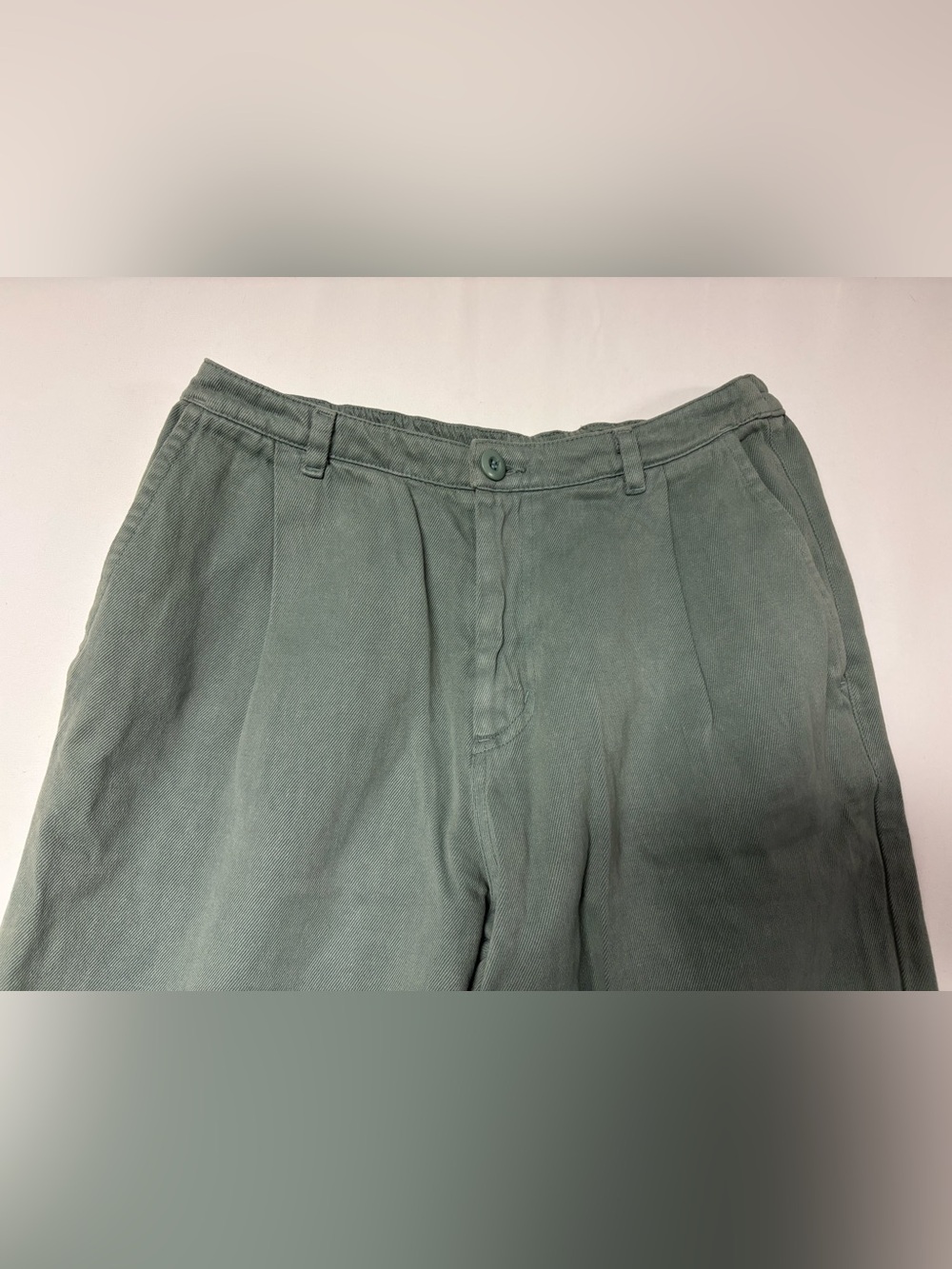 Jungmaven Acuma Olive Green Pleated Front Pants - Picture 4 of 10
